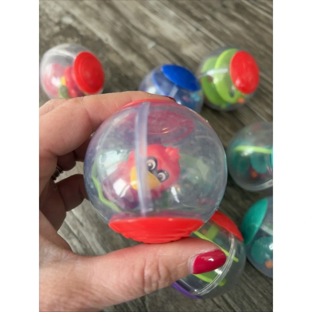 Baby Einstein Roller Pillar Activity Balls Baby Toy Roll A Rounds Sensory Shaker